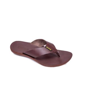 VISTA Genuine Leather slippers Dark Brown 20206