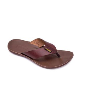 VISTA Genuine Leather slippers Brown 20206