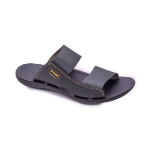 VISTA Genuine Leather slippers Black 20214