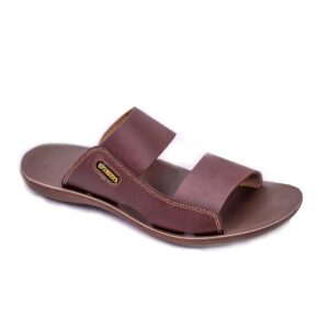 VISTA Genuine Leather slippers Brown 20214